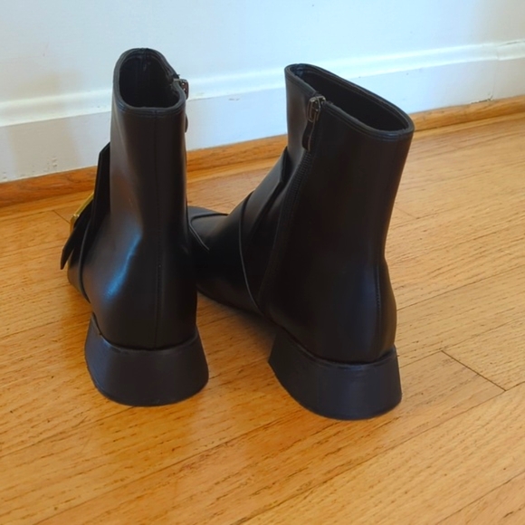 Pointed black boots 7.5 - Picture 4 of 7